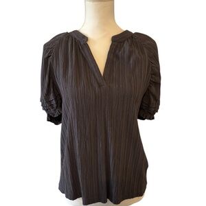 Elegant Dark Grey Women's Top by Current Air anthropology brand small